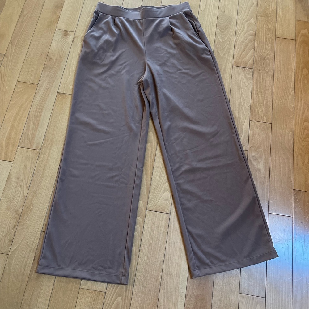 HALARA Brown MicroWaffle Pants